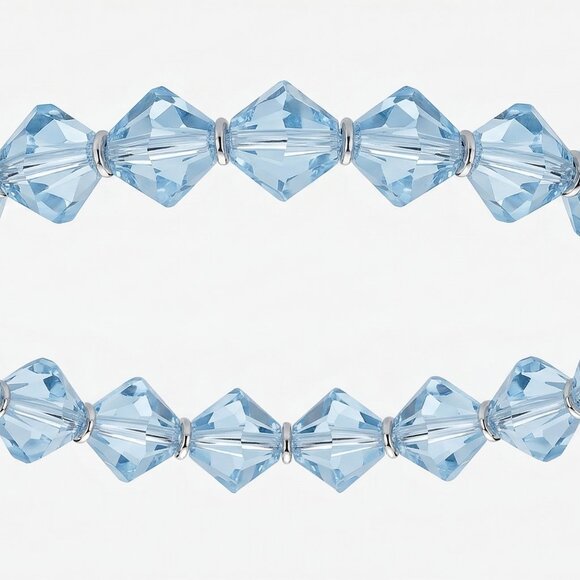 Jewelry - Glass Crystal Bicone Beaded Bracelet